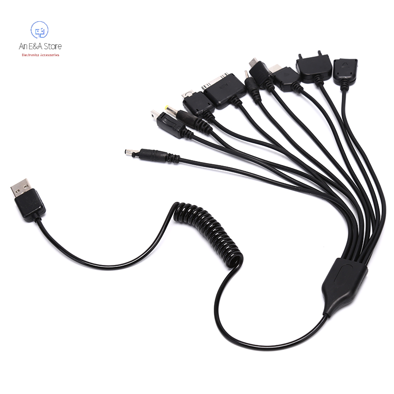 An EA Cáp sạc USB trò chơi điện thoại di động đa năng 10 trong 1 thông dụng