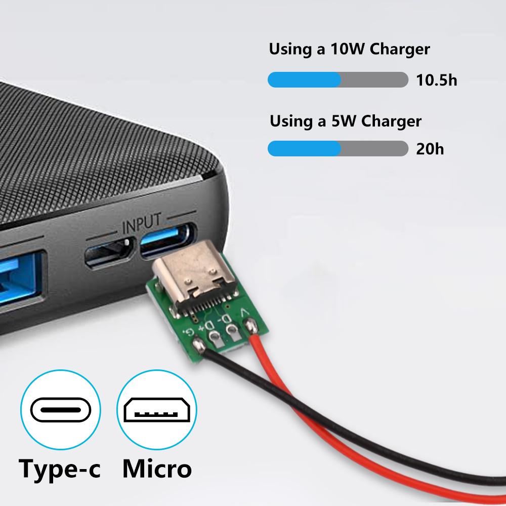Focusai Type-C PCB với bộ chuyển đổi Cabel Micro USB để nhúng Cổng kết nối cái Bảng mạch giao tiếp cáp sạc Hàn bảng ổ cắm