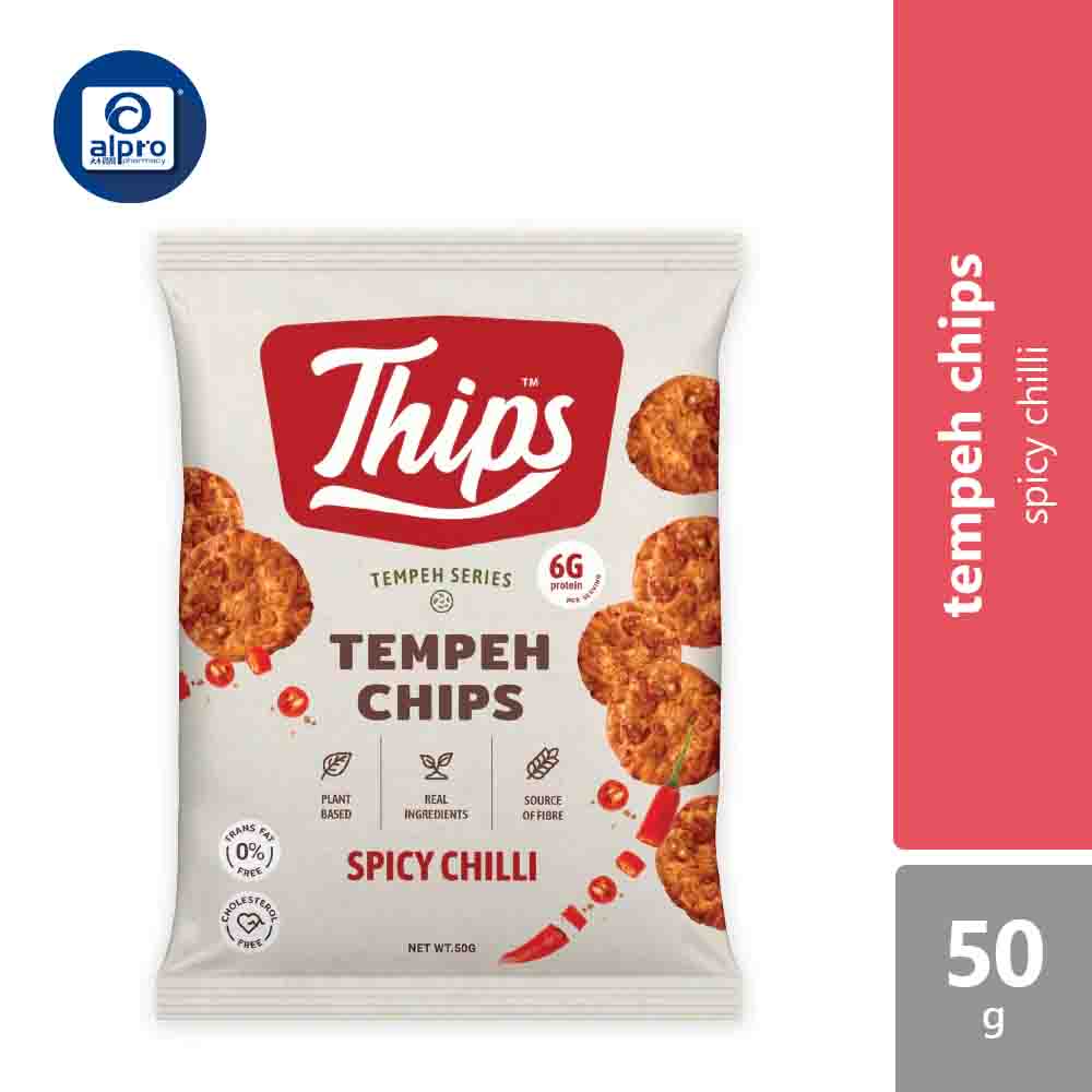 Thips Spicy Chili Tempeh Chips 50g Lazada