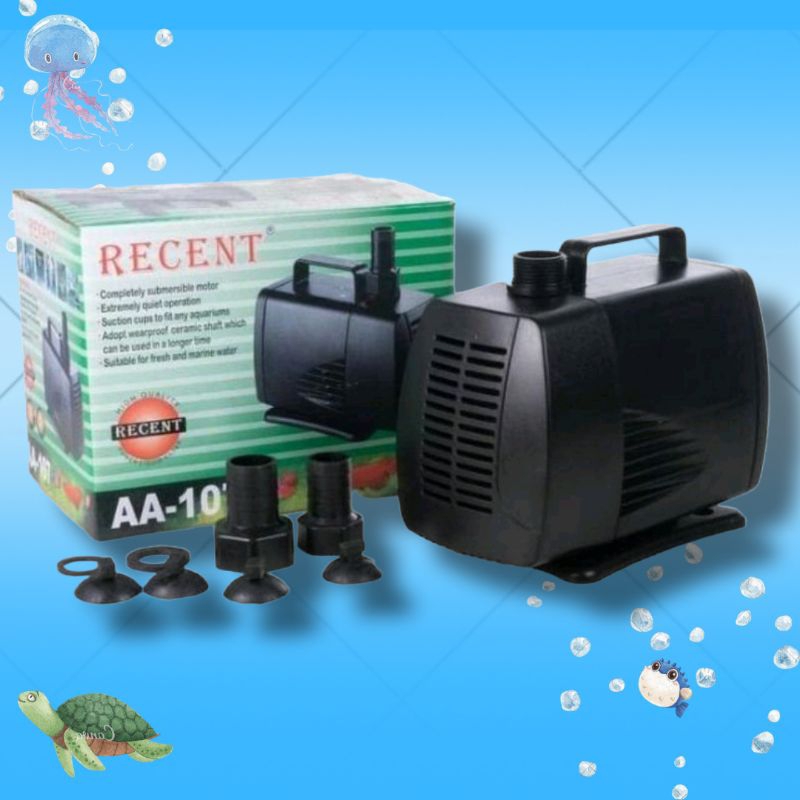 Pompa kolam aquarium RECENT AA 107 Submersible Pump