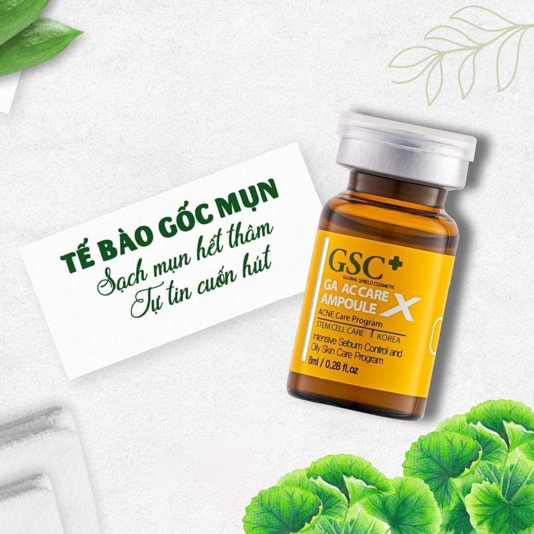 Tế bào gốc trị mụn GSC+ GA AC CARE AMPOLE