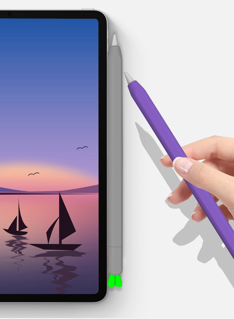 Bao Ốp Silicon Cà Rốt Bảo Vệ Cho Bút Apple Pencil 2