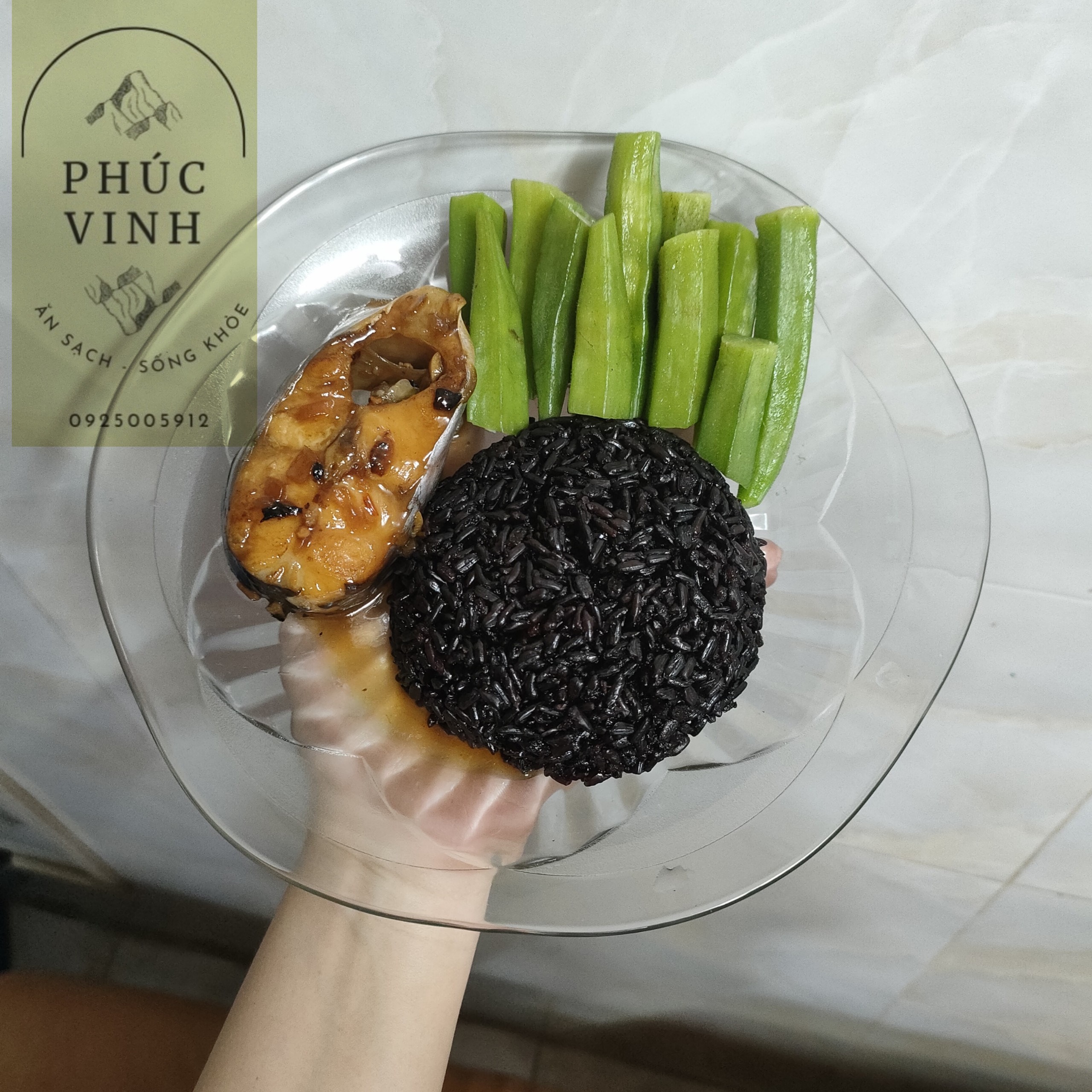 [ 3 KG] Gạo Lứt Đen dẻo Điện Biên ( Loại I)