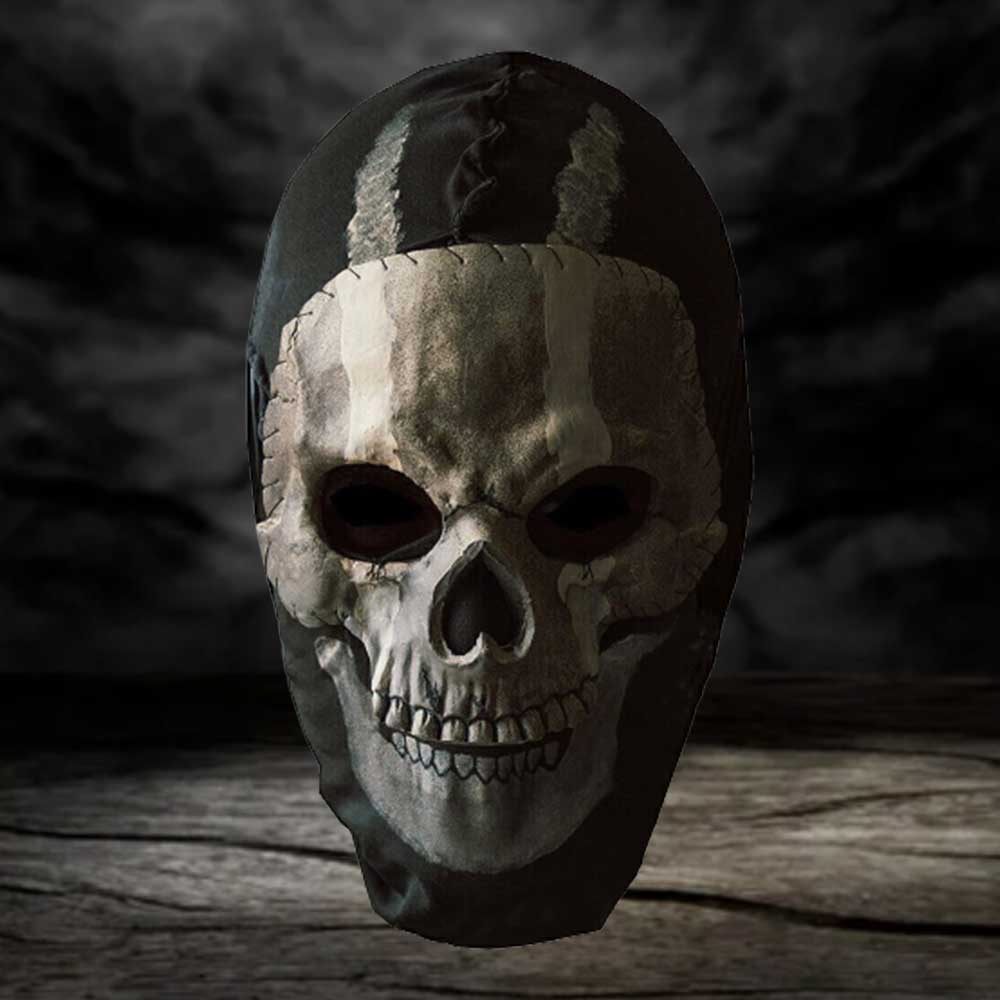Call of Duty Warzone 2 Skull Ghost Mask Mask (Skull Mask A (Latex + Cloth))