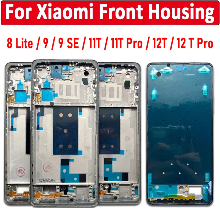 【Hot New Release】NEW Front Middle Frame Bezel Plate Housing LCD Faceplate Replace Repair Spare For Xiaomi Mi 8 Lite 9 SE Mi A1 Mi 5X 11T 12T Pro