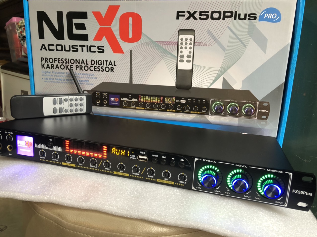 Vang cơ Nex FX50plus, Bluetooth, Echo + Reverb - TẶNG 2 DÂY CANON