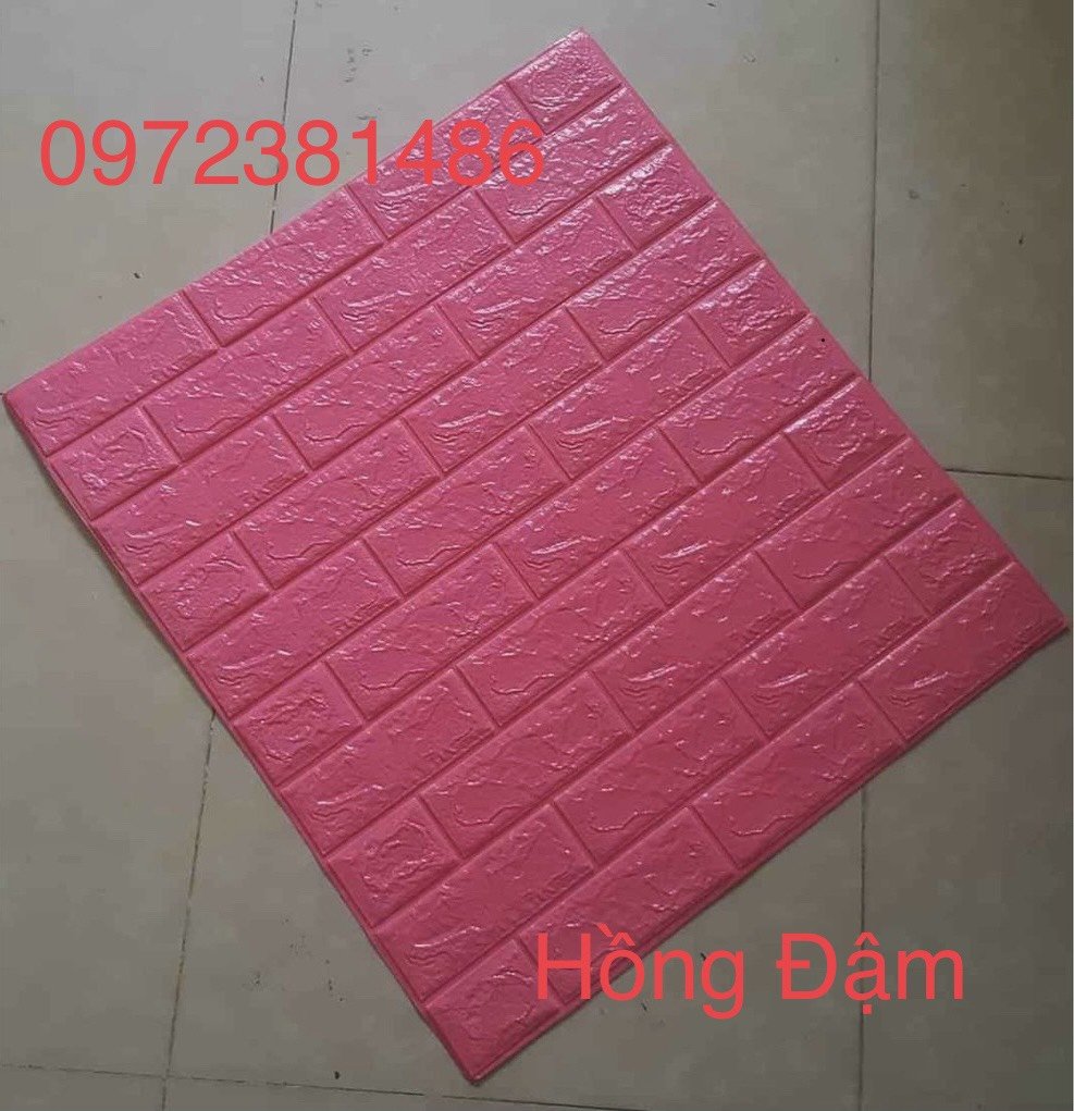 Xốp Dán Tường Giả Gạch 3D ( dày 3mm- 4mm- 5mm) - Khổ Lớn 70X77