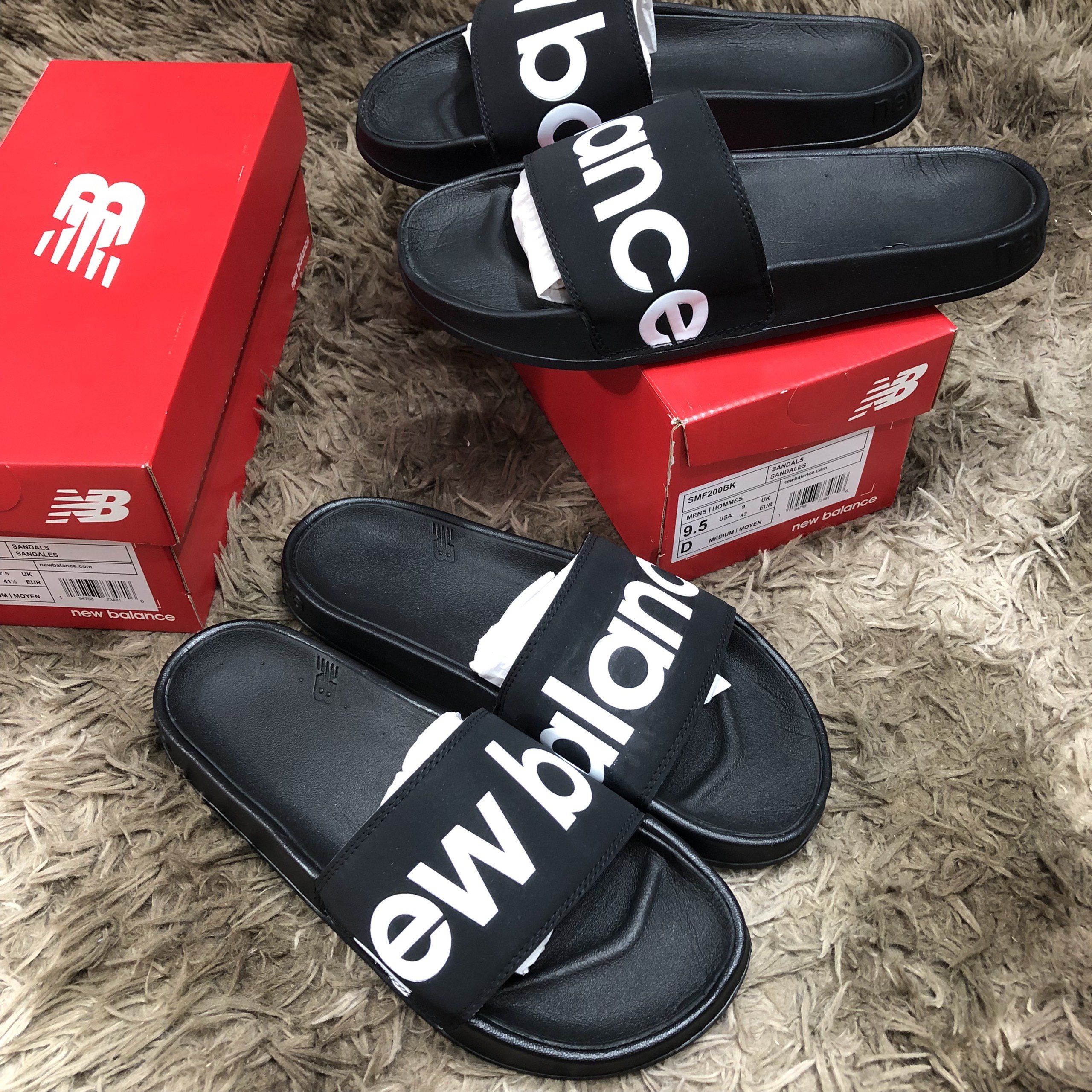 Dép New Balance 200 màu đen