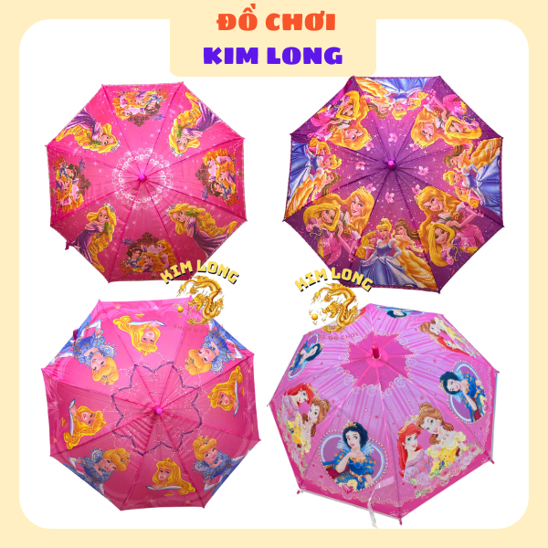 Ô DÙ CẦM TAY CHE MƯA CHE NẮNG CHO BÉ HÌNH CÔNG CHÚA DISNEY ELSA BABY SIÊU NHÂN NHỆN SIÊU NHÂN ANH HÙNG XE MC QUEEN