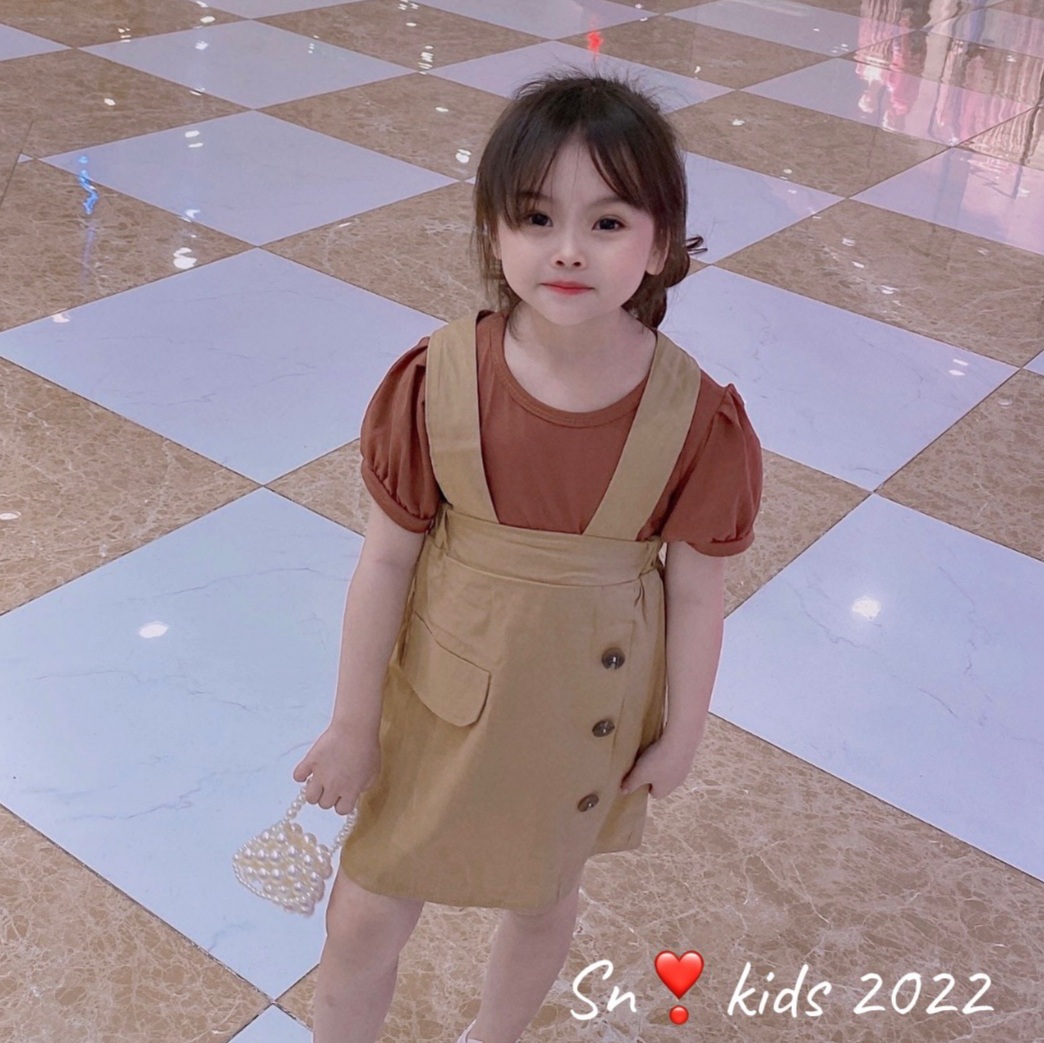 Váy Yếm đầm cao cấp cho bé gái
