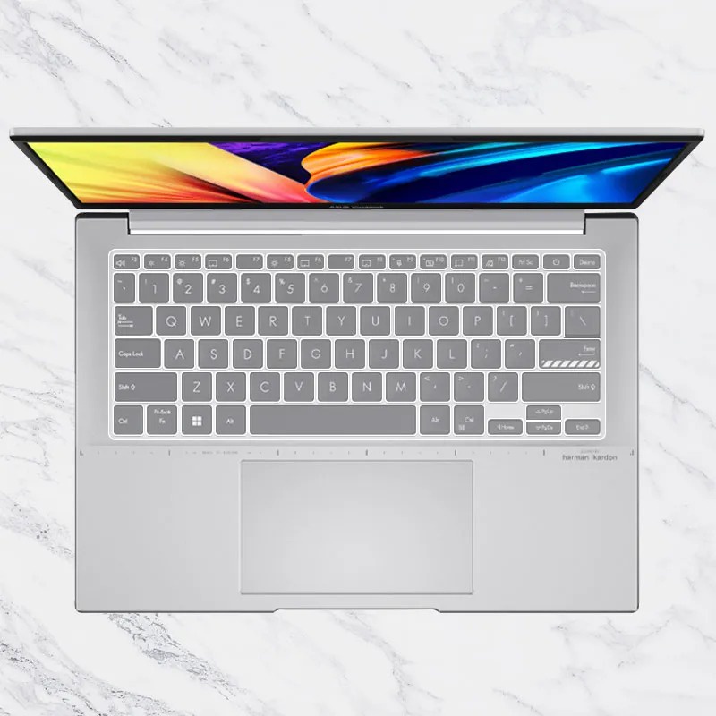 For asus vivobook 14 14x oled keyboard cover m1403q m1402 x1405 x1402z x1402 x1403z k3402z 14inch laptop silicone keyboard protector asus vivobook s14 flip keyboard cover protector