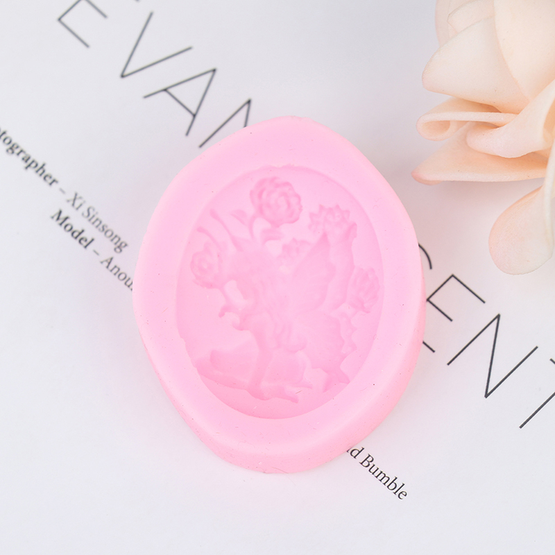 UG Fairy Silicone Mold Cake Decor Tools Cookie Baking Candy Chocolate Soap Mold