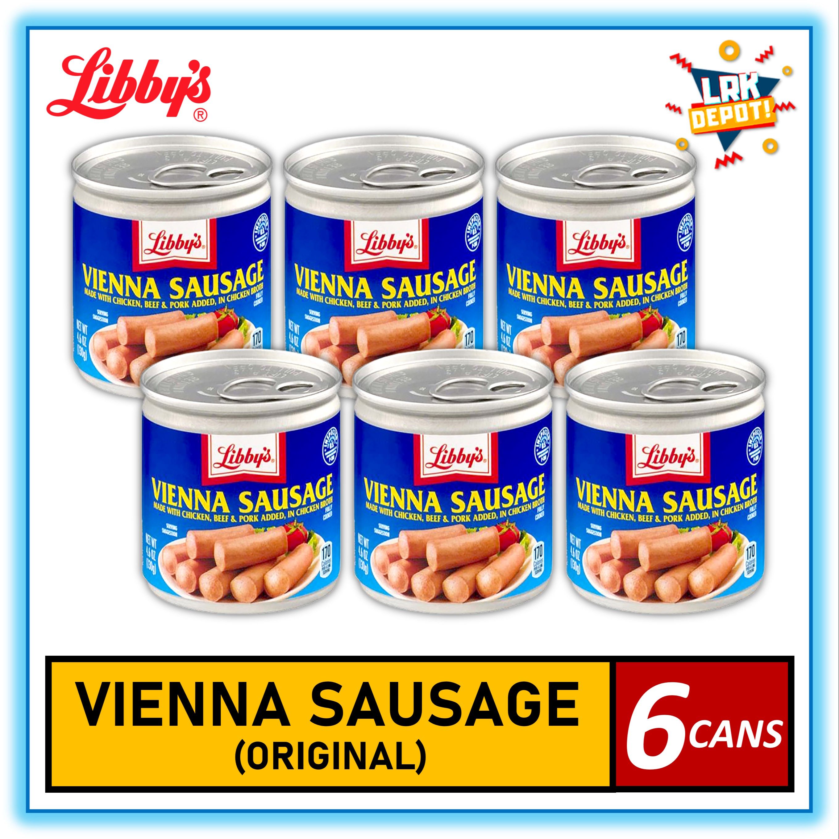Libby's Vienna Sausage (130g) Pack of 6 Lazada PH