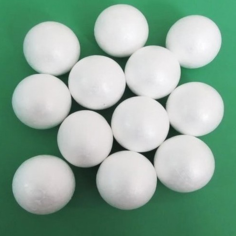 10 Round White 80mm Polystyrene Foam Ball Modelling Sphere Styrofoam Craft. 
