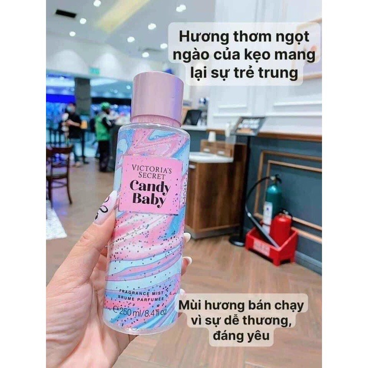Xịt Thơm Amber Toàn Thân Body Vic 250ml