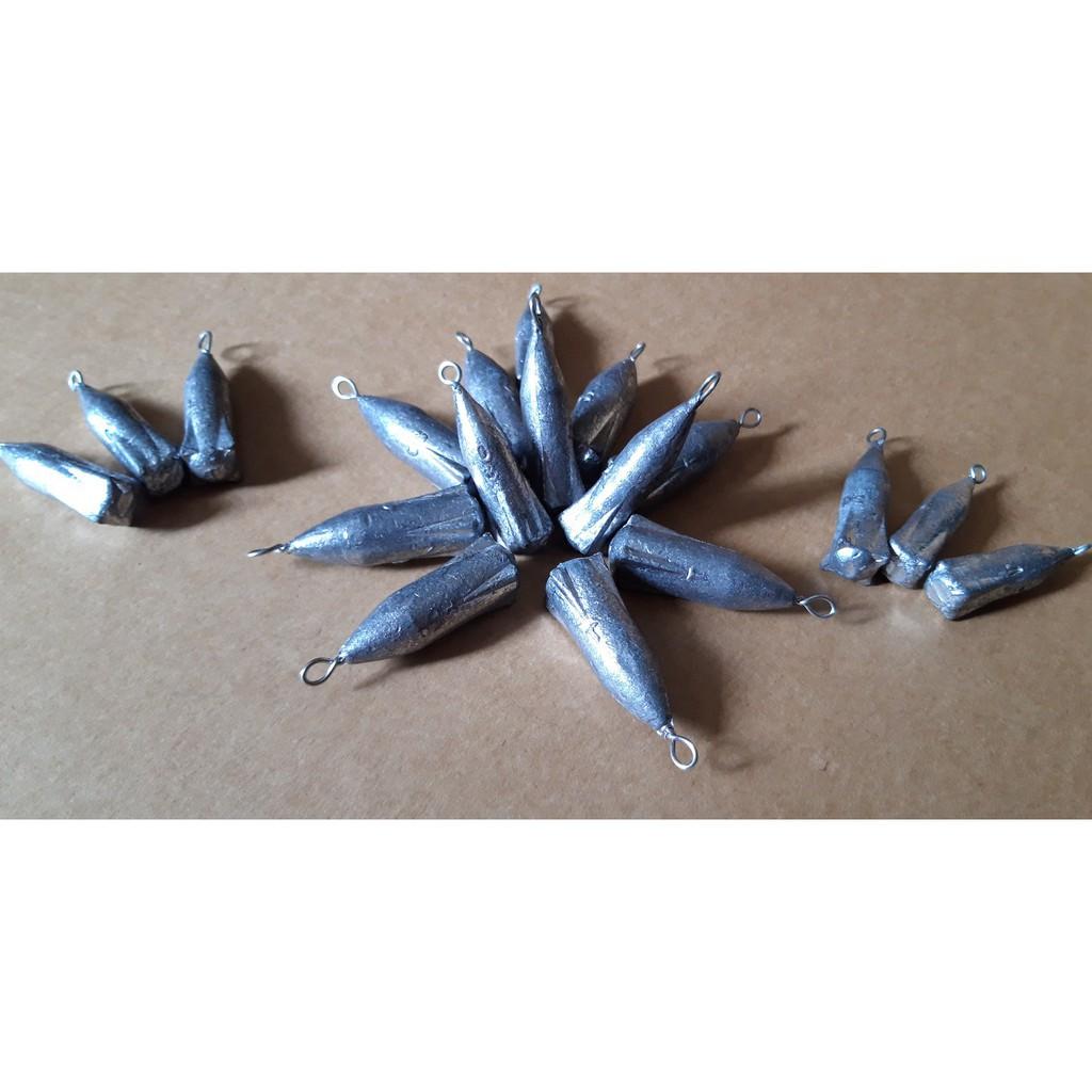Fishing Lead in the Shape of a Flower. With Hook