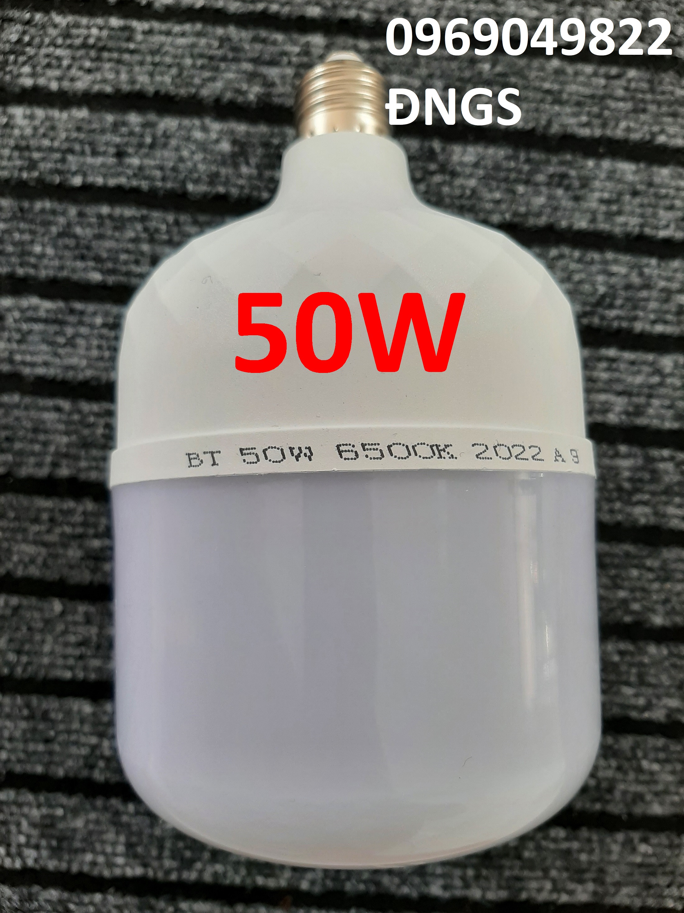 Đèn led trụ búp 50w siêu rẻ siêu tiết kiệm điện ánh sáng trắng 6500k