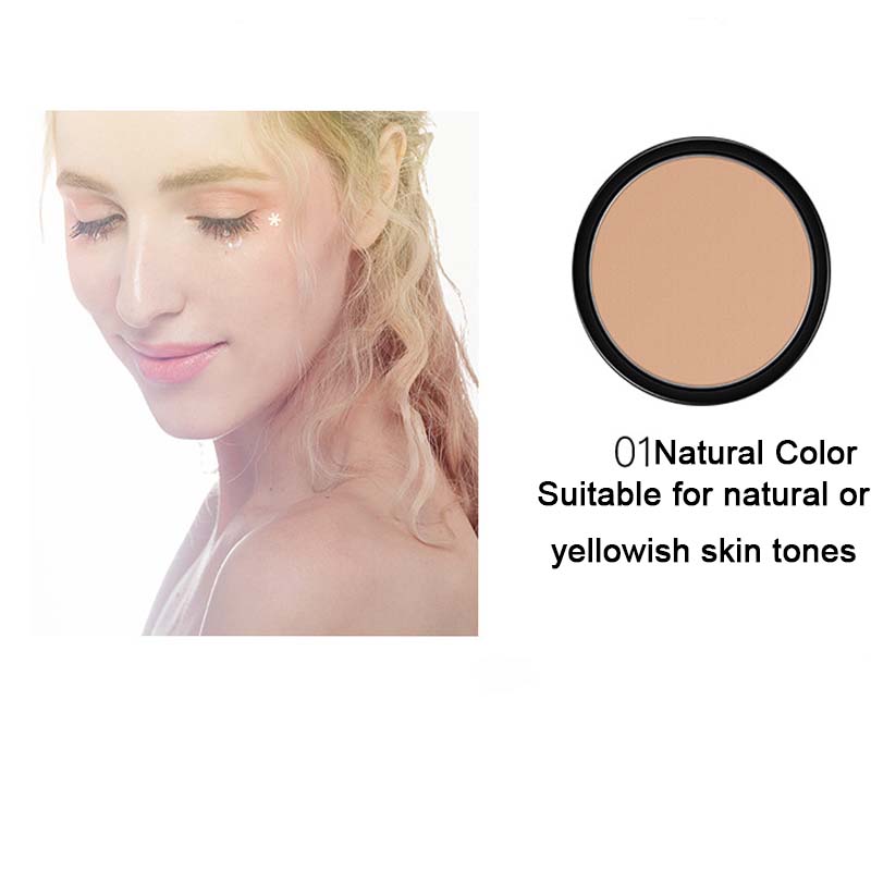 Yuanyan New Face Pressed Powder Cosmetics Long Lasting Oil Control Brightening Makeup Powder Palette Beauty Long Lasting Makeup Effect. 