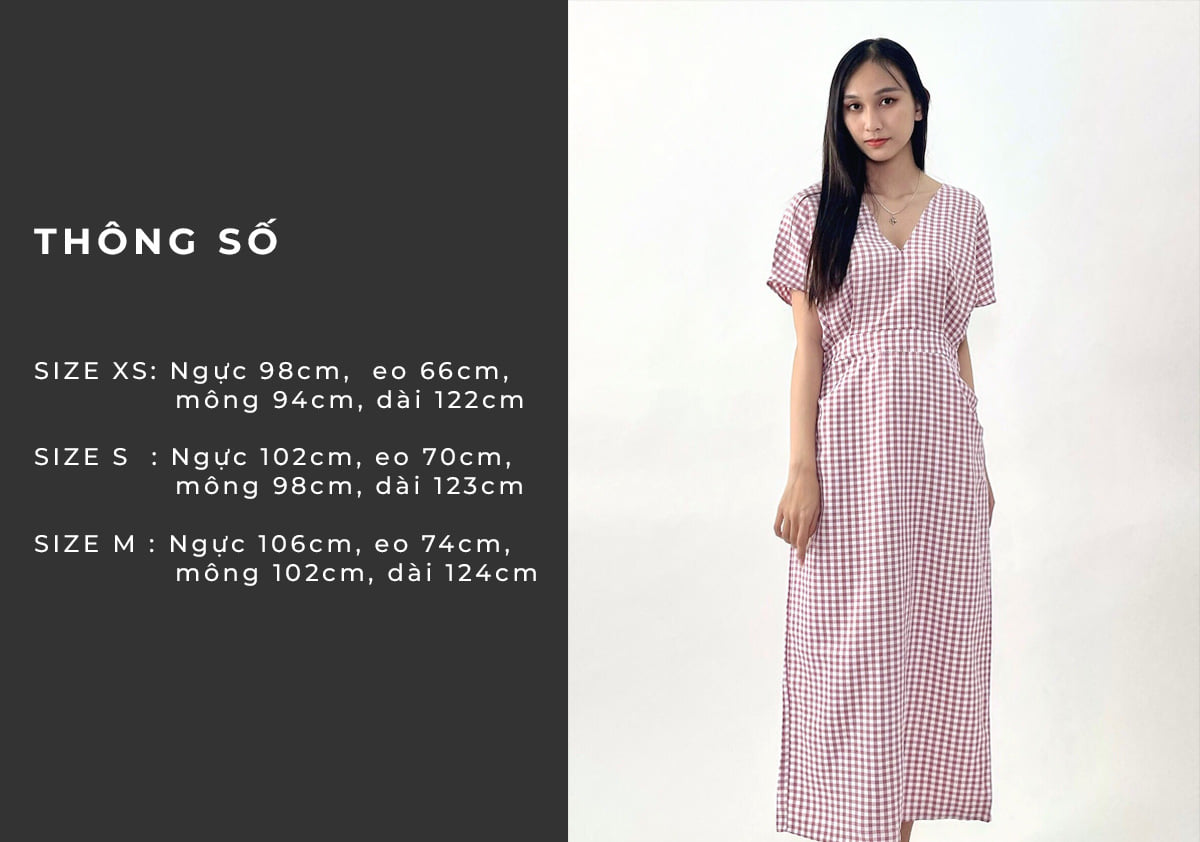 [ Flash sale ] Hàng VNXK ĐẦM SỌC CARO 2M