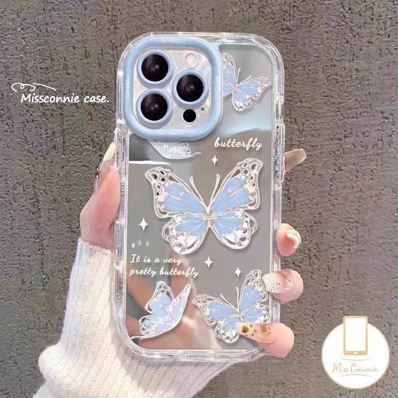Bright%20Blue%20White%20Lovers%20Dream%20Butterfly%20Case%20For%20Oppo%20A60%20A18%20A57%20A15%20A79%20A38%20A7%20A15s%20A12%20A35%20A5s%20A16%20A3s%20A33%20A53%20A77%20A58%20A16s%20A17%20A54%20A77s%20A17K%20Fashion%20Mirror%20Bracelet%20Case%20-%20Image%203
