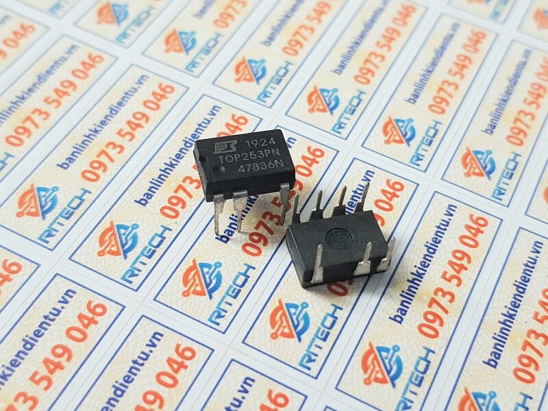 [Combo 3 chiếc]  TOP253PN , TOP253P IC nguồn công suất 15w DIP-7