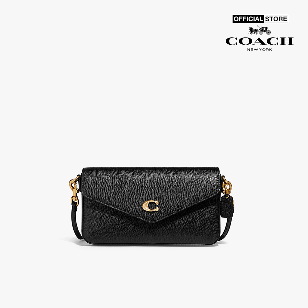 Coach - ví cầm tay nữ nắp gập phom chữ nhật wyn c8439-b4bk