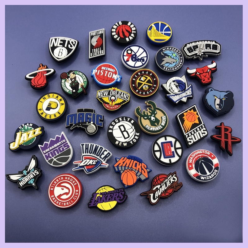 Nba Logo Jibbitz Crocs Jibbitz NBA Logo