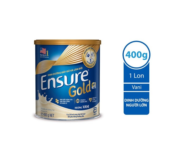 Sữa Ensure Gold (HMB) hương vani