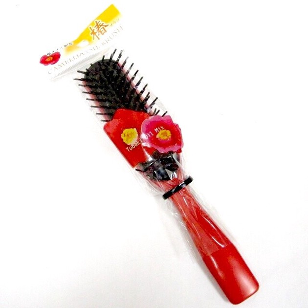 Lược chải tóc Sakura màu đỏ Nội địa Nhật Bản