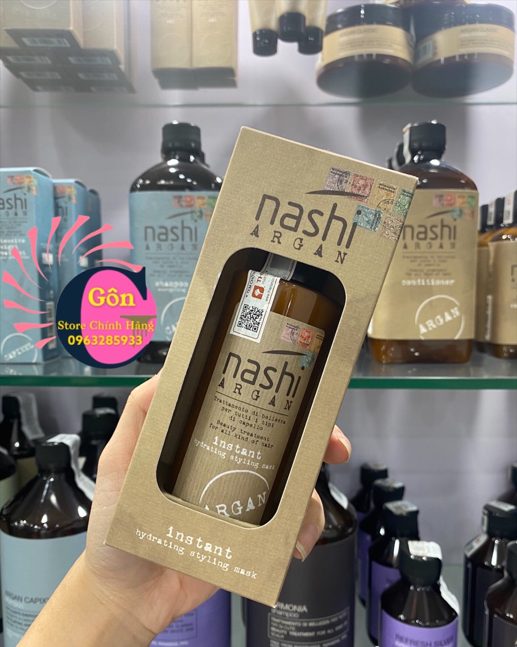Dầu gội chống rụng tóc nashi argan capixyl 1000ml chính hãng