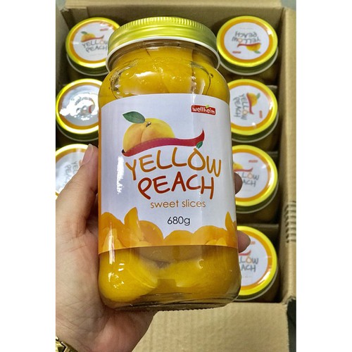 [HCM] ĐÀO NGÂM YELLOW PEACH HÀN QUỐC 680G ( ĐÀO VÀNG NONGWOO)