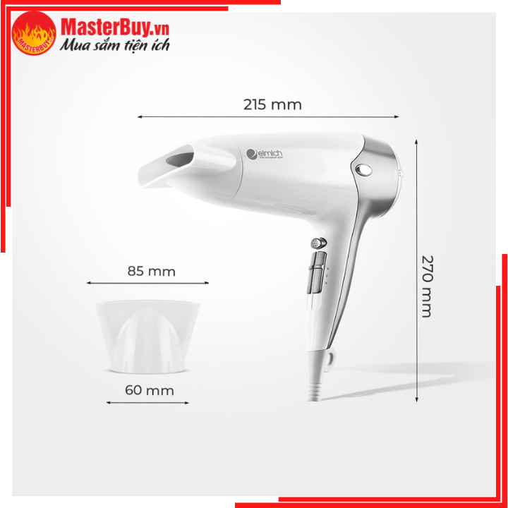 Máy sấy tóc Elmich HDE-1820