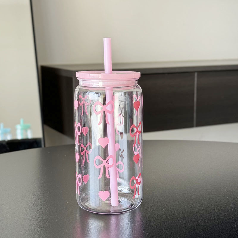 Kawaii%20Water%20Bottle%20Aesthetic%20Tumbler%20For%20Ice%20Coffee%20Juice%20Tea%20Cute%20Bowknot%20Plastic%20Cups%20With%20Straw%20Lid%20Portable%20Drinking%20Bottle%20CF8%20-%20Image%204