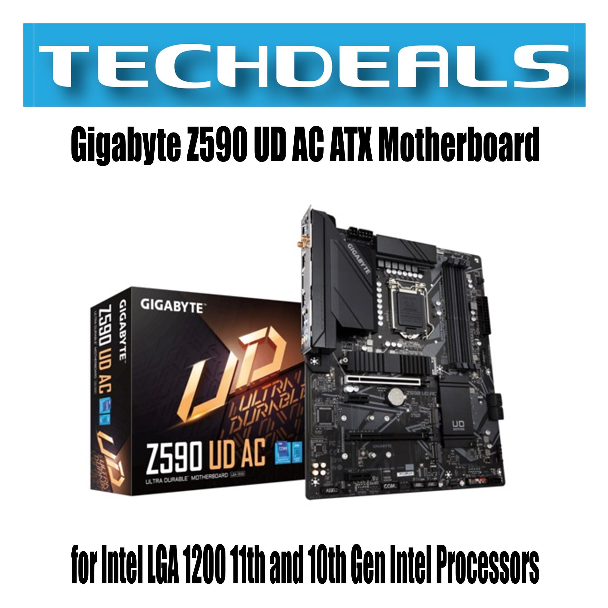 Gigabyte Z590 UD AC ATX Motherboard for Intel LGA 1200 11th and