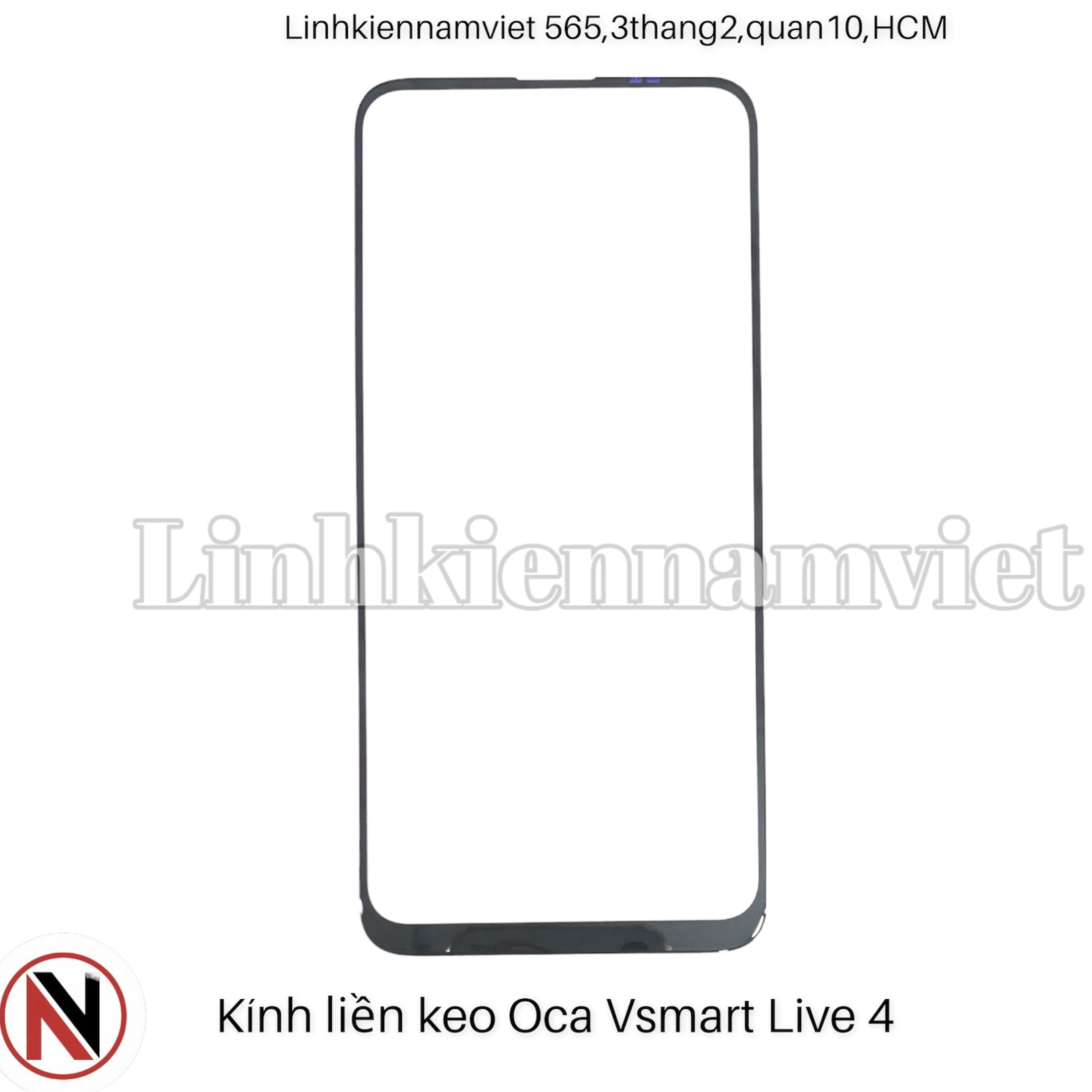 Kính liền keo Oca Vsmart Live 4 zin