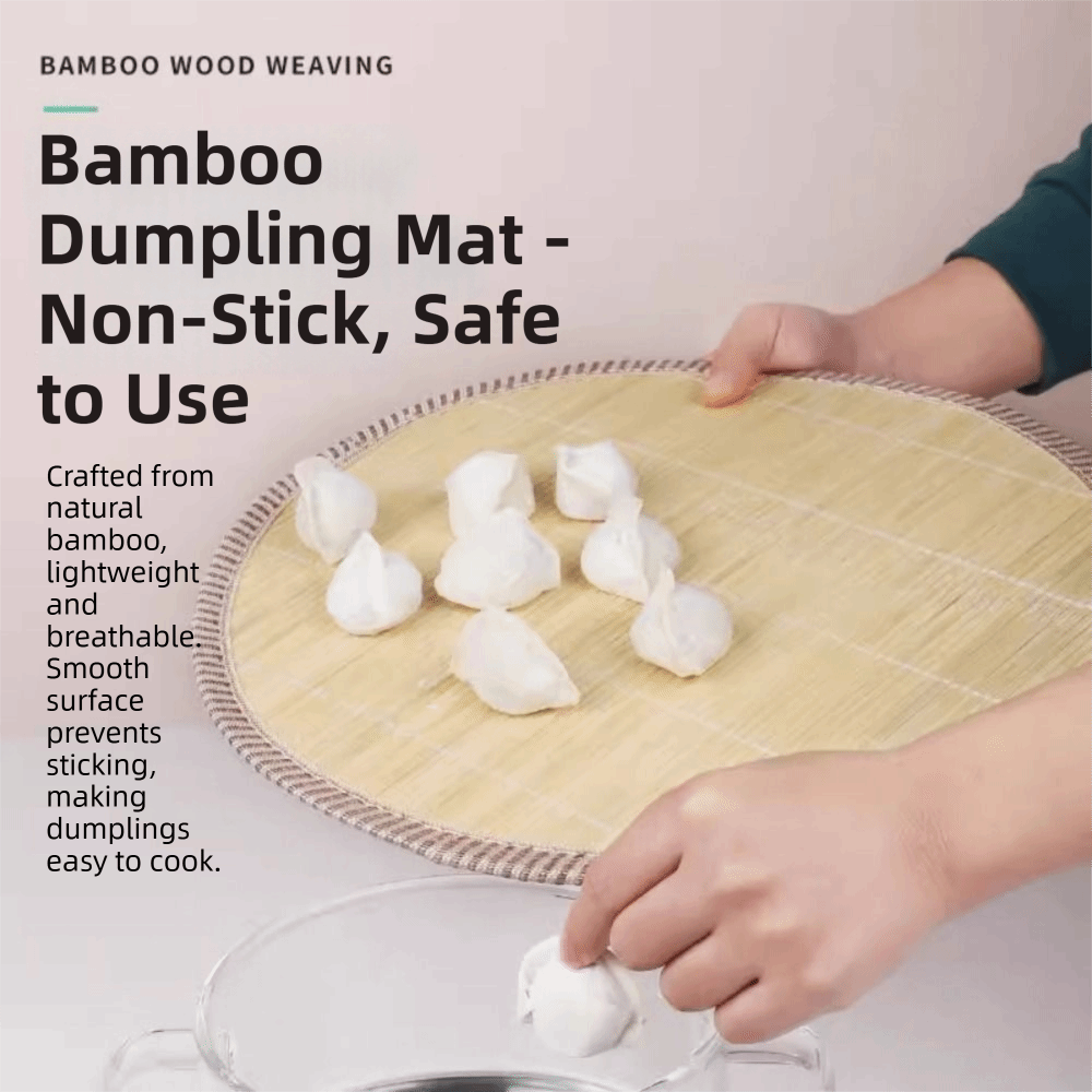 Dumpling Tool 30/40/50cm Bamboo Dumpling Tray Eco-Friendly Multi ...