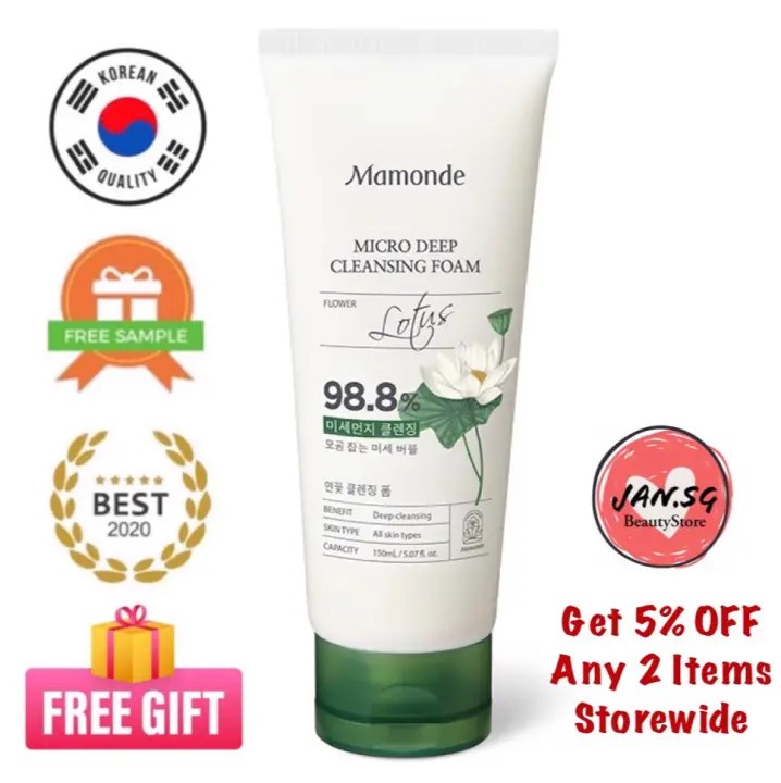 mamonde micro deep cleansing foam