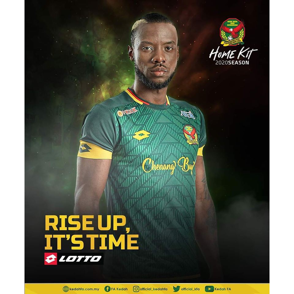 Original Jersey Kedah Home Kit Lotto 2020 Jersi Kedah 2020 Lazada