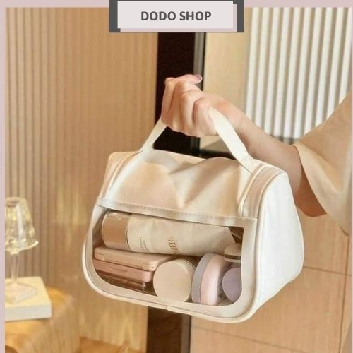Túi đựng mĩ phẩm cá nhân chống nước chất liệu da PU mini