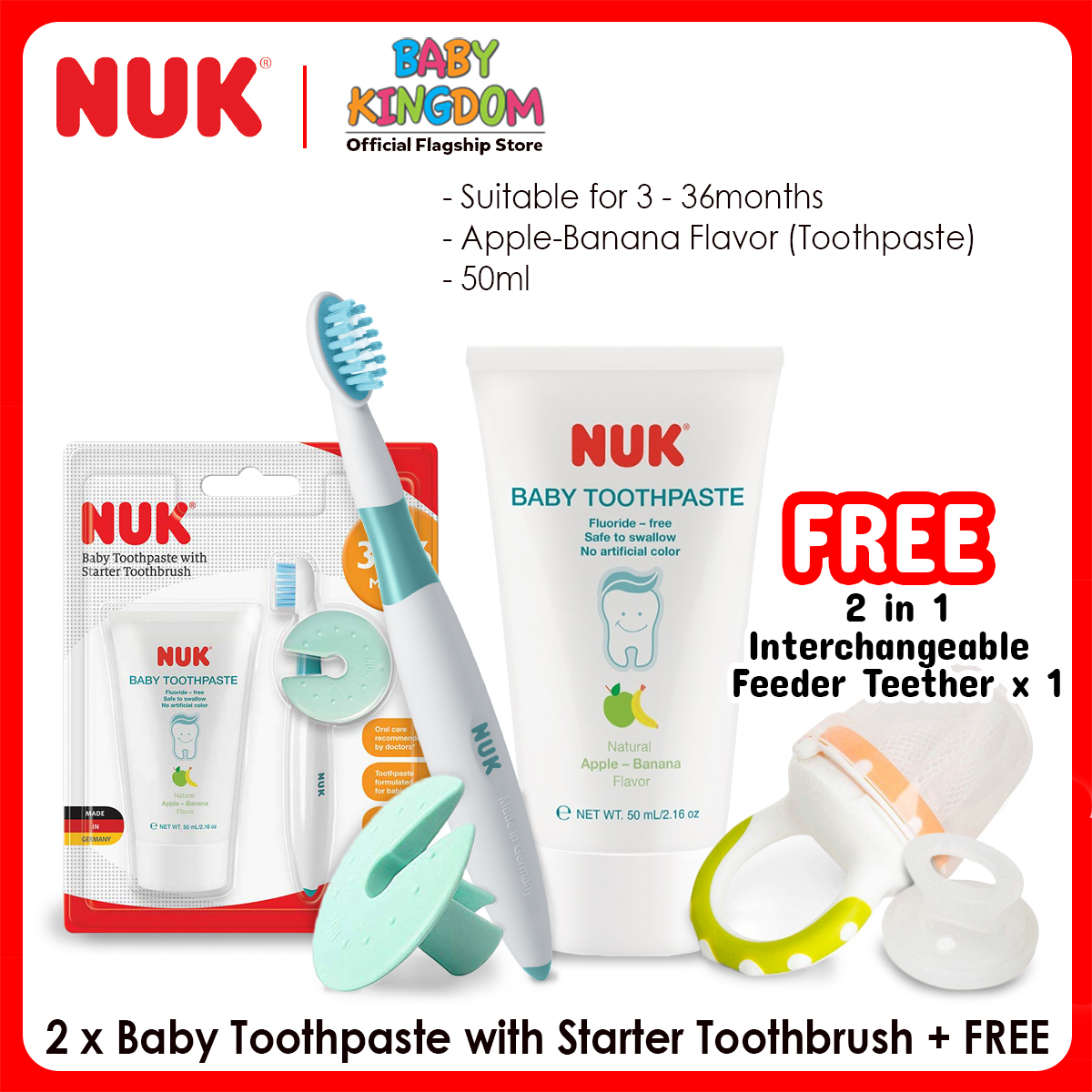 nuk feeder teether