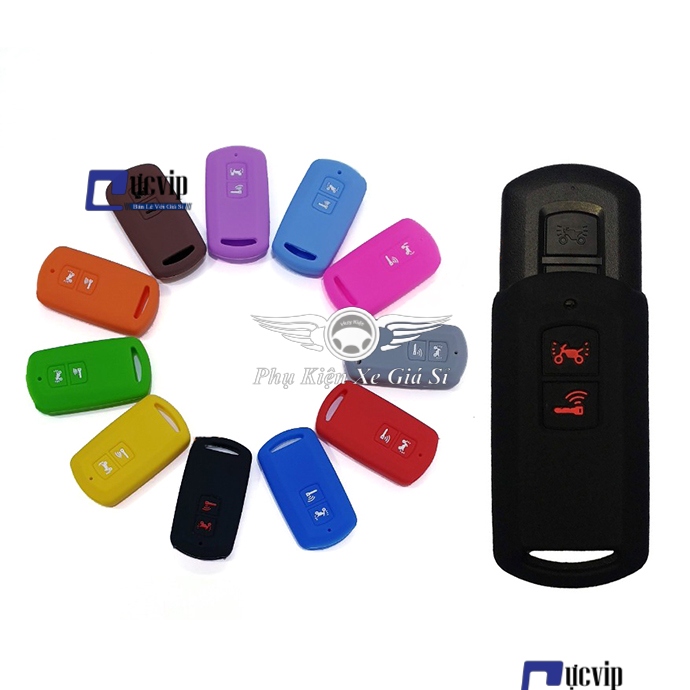 (2 NÚT BẤM)Bọc Chìa Khóa SmartKey Honda Vario, AB, Lead, SH, SH Mode, Vision