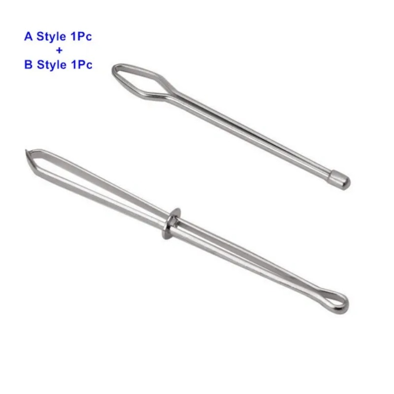 2PCS Universal Elastic Band Threader Clothing Clip Needle Sewing Tool Trouser Waist Cord Wide Elastic Band Threader DIY Sewing Accessories