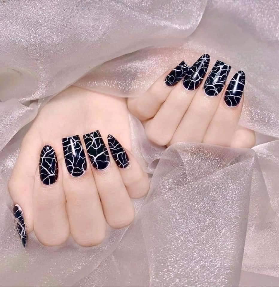 Sơn nứt Verygood Nail  Đen, Trắng, - Lẻ 1 Chai