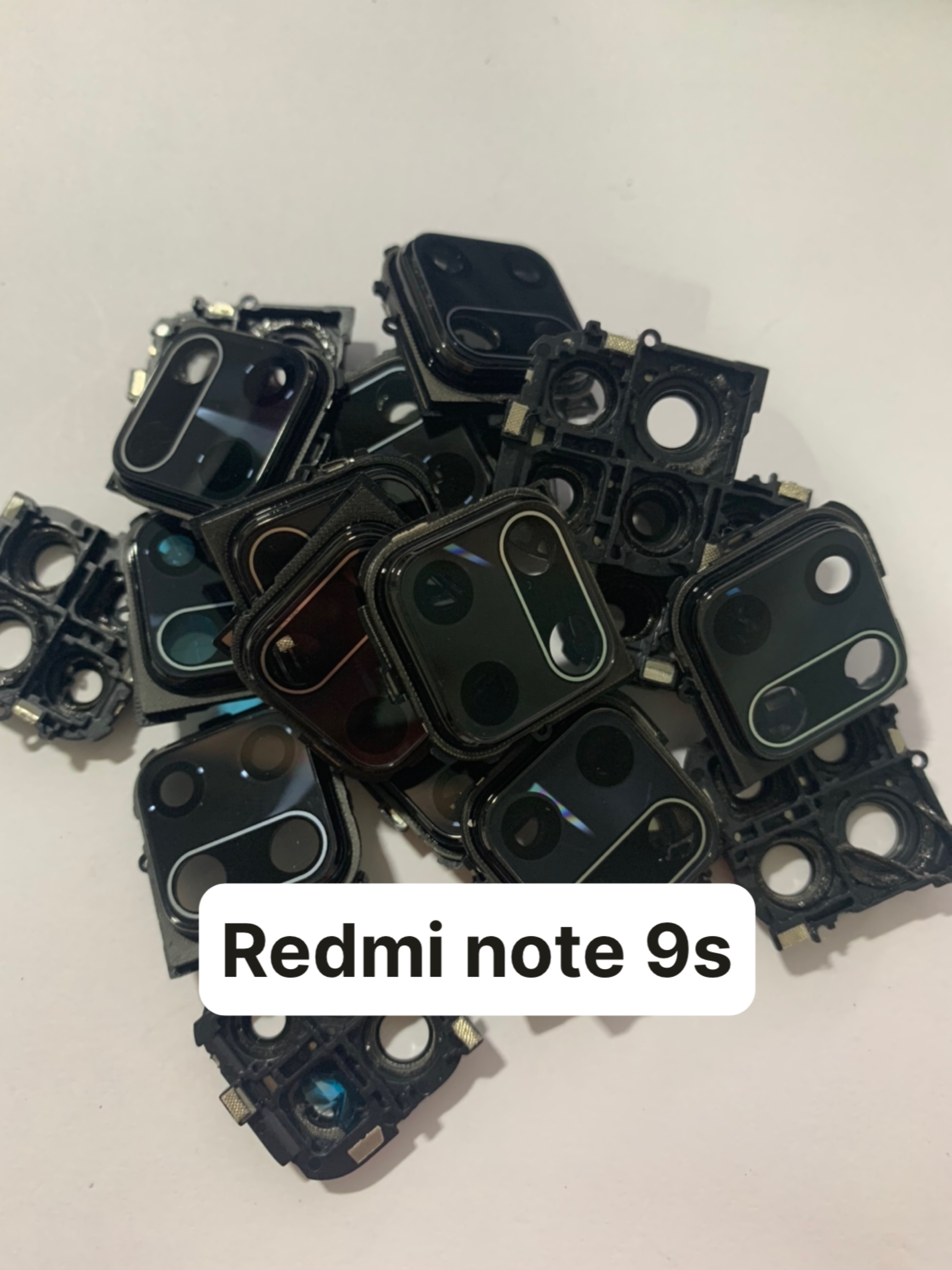 Cụm kính camera sau xiaomi redmi note 9s / Note 9 pro kính liền vành