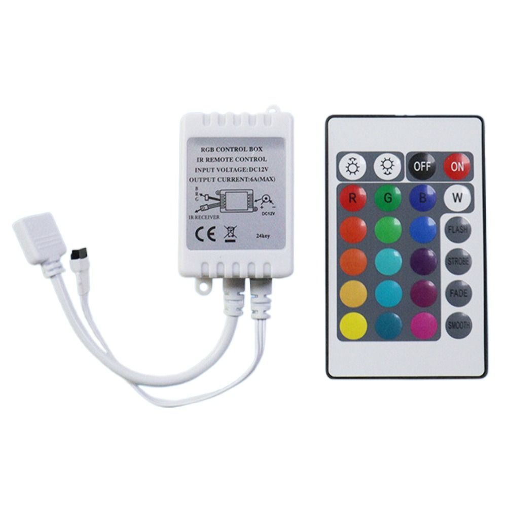 REQDSV Female Plug to 4Pin Connector Mini RGB Controller Smart Adaptor ...