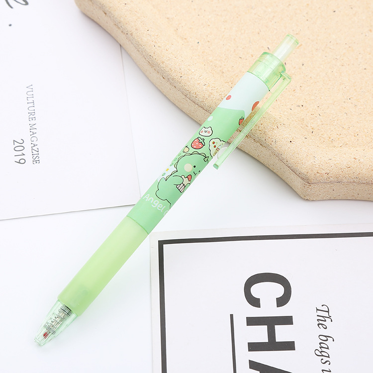 Bút gel bấm khủng long mực đen 0,5mm ngộ nghĩnh h151