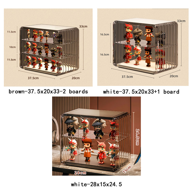 Blind box storage box display stand display box acrylic transparent dustproof box figure display stand
