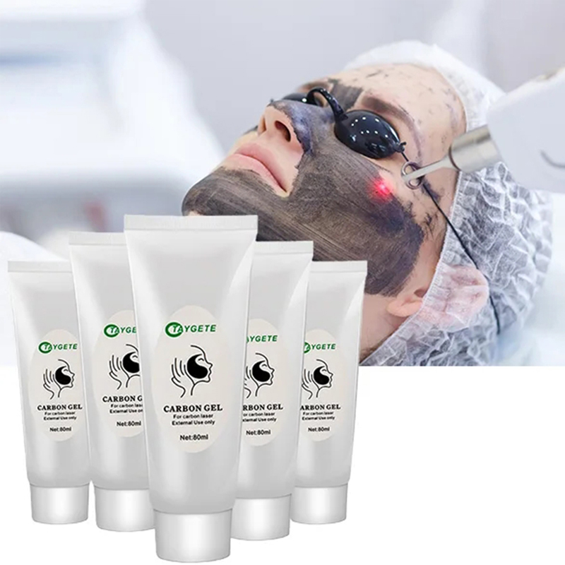 【Deal】 Carbon Black Gel for ND YAG Skin Peeling Skin Rejuvenation Moisturizing Whitening Deep Cleaning