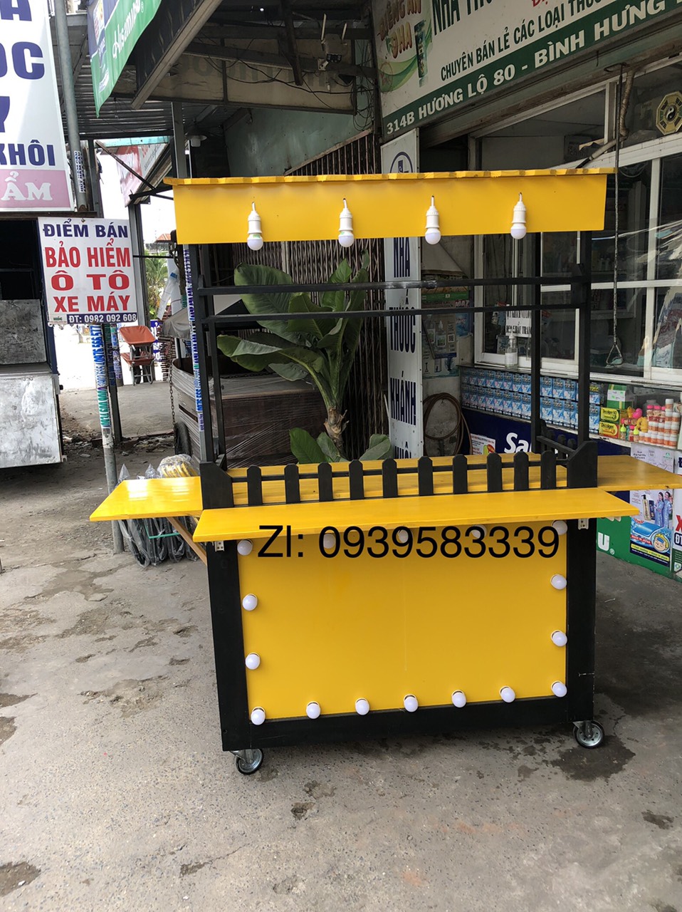 Xe Tủ CaFe Trà Sữa