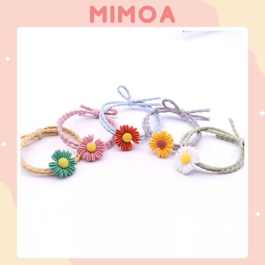 [SET 5] Dây cột tóc hoa cúc Daisies xinh